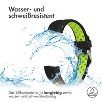 imoshion Silikonband Sport für das Fitbit Alta (HR) - Schwarz/Grün