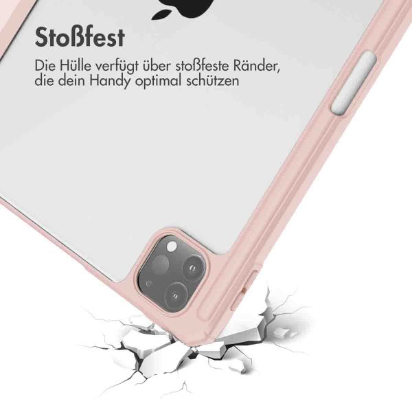 imoshion Trifold Hardcase Klapphülle für das iPad Pro 11 (2018/2020/2021/2022) - Rosa