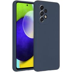 Accezz Liquid Silikoncase Samsung Galaxy A53 - Dunkelblau