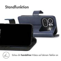 imoshion Luxuriöse Klapphülle Nothing Phone (4a) Pro - Dunkelblau