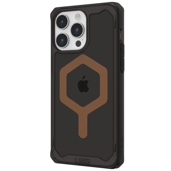 UAG Plyo Backcover MagSafe für das iPhone 15 Pro Max - Schwarz / Bronze