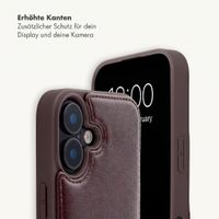 Selencia Nova HandyHülle mit Kordel und Kartenhalter Apple iPhone 17 - Checks
