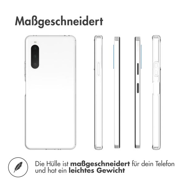 Accezz TPU Clear Cover für das Sony Xperia 10 IV - Transparent