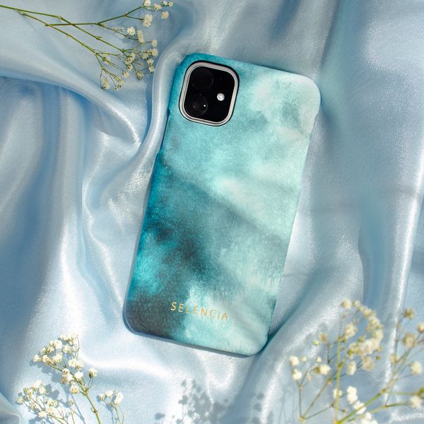 Selencia Maya Fashion Backcover iPhone Xs / X - Air Blue