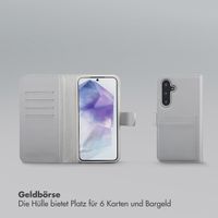 Selencia Olyn Abnehmbare Bookcase mit MagSafe Samsung Galaxy A55 - Grau