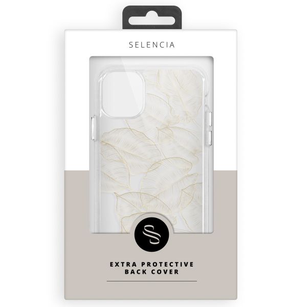 Selencia Zarya Fashion-Backcover mit zuverlässigem Schutz Samsung Galaxy A13 (4G) - Gold Botanic