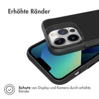 imoshion Rugged Hybrid Carbon Case für das iPhone 13 Pro - Schwarz