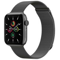 imoshion Mailändische Magnetarmband für die Apple Watch Series 1 bis 10 / SE / Ultra (2) (44/45/46/49 mm) - Größe M - Space Gray