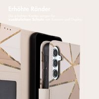 imoshion Design Klapphülle Samsung Galaxy A35 - Beige Graphic