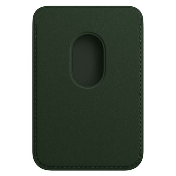 Apple Leather Wallet MagSafe (Apple Wallet 2nd generation) - Sequoia Green