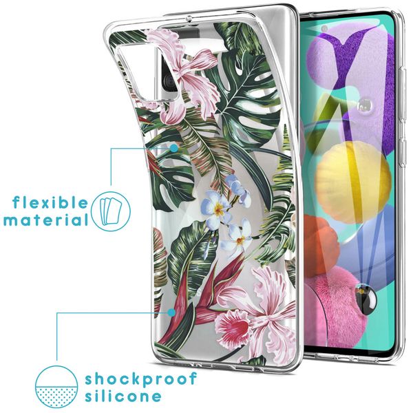 imoshion Design Hülle Samsung Galaxy A51 - Tropical Jungle