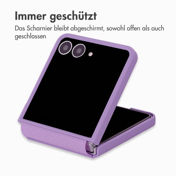 Accezz Grid Backcover Samsung Galaxy Z Flip 8 - Lila