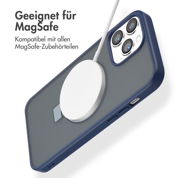 Accezz Ring Stand Backcover mit MagSafe Apple iPhone 13 Pro Max - Blau