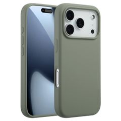Accezz Liquid Silikoncase mit MagSafe Apple iPhone 17 Pro - Cooper Green