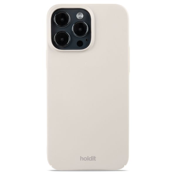 Holdit Slim Case für das iPhone 14 Pro Max - Light Beige