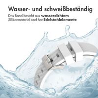 imoshion Flexibles Silikonarmband - Universeller 22-mm-Anschluss - Weiß