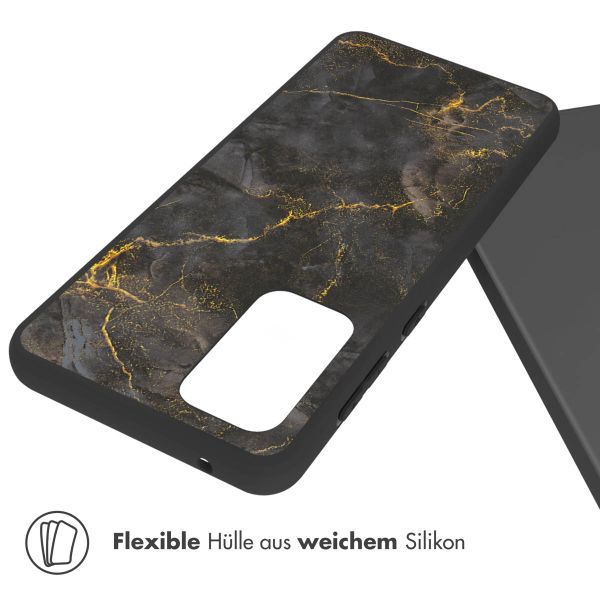 imoshion Design Hülle für das Samsung Galaxy A33 - Black Marble