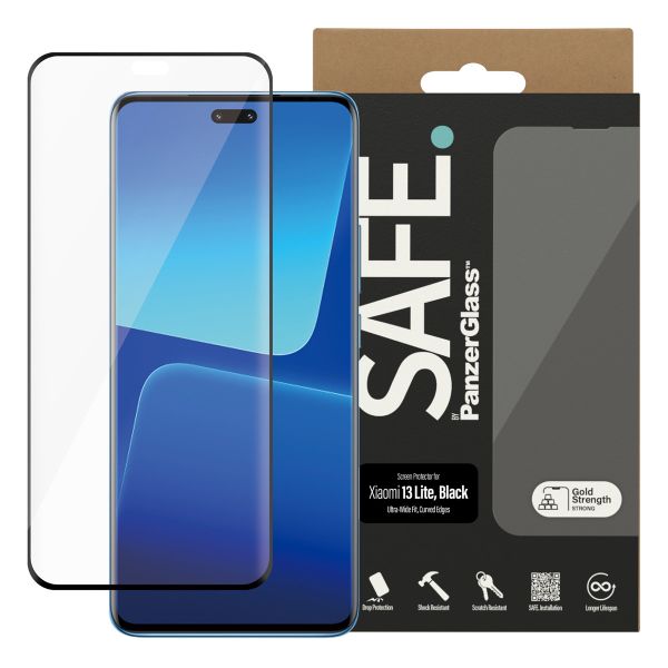 SAFE by PanzerGlass Ultra-Wide Fit Displayschutz für das Xiaomi 13 Lite