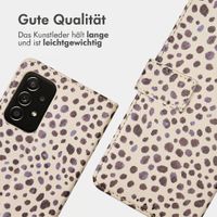 imoshion Design Klapphülle Samsung Galaxy A52(s) (5G/4G) - Black And White Dots