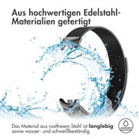 imoshion Mailändische Magnetarmband für das Xiaomi Smart Band 8 / 9 - Schwarz