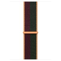 Apple Sport Loop Armband für das  Apple Watch Series 1 t/m 11 / SE / Ultra (44/45/46/49 mm) - Dark Cherry/Forest Green