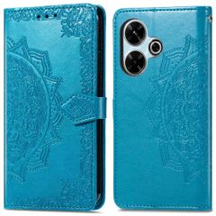 imoshion Mandala Klapphülle Xiaomi Redmi 13 4G - Türkis