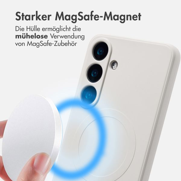 imoshion Color Back Cover mit MagSafe für das Samsung Galaxy S25 Plus - Beige