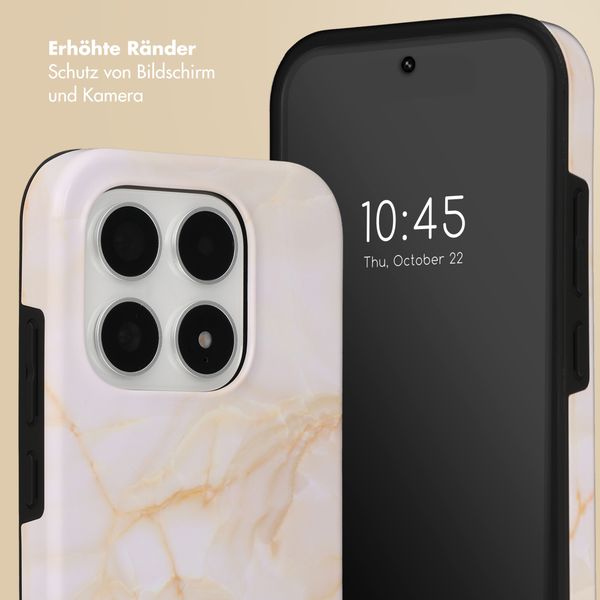 Selencia Vivid Rückabdeckung mit MagSafe Xiaomi 17 - Golden Beige Marble