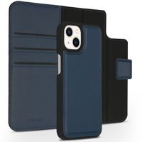 Accezz Premium Leather 2 in 1 Klapphülle für das iPhone 13 Mini - Dunkelblau