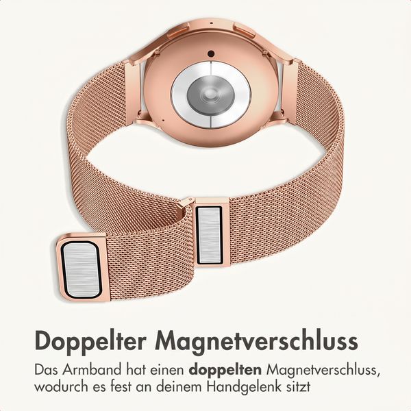 imoshion Mailändische Magnetarmband -   Universelle 18 mm Anschluss - Rose Gold