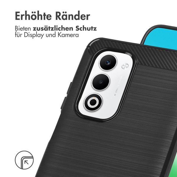 imoshion Brushed Back Cover Oppo A5 5G (2025) - Schwarz