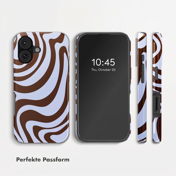 Selencia Vivid Back Cover Apple iPhone 17 - Dream Swirl Chocolate