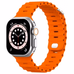 Accezz Ocean Armband für Apple Watch Series 1 - 9 / SE (38/40/41 mm) | Series 10 / 11 (42 mm) - Orange