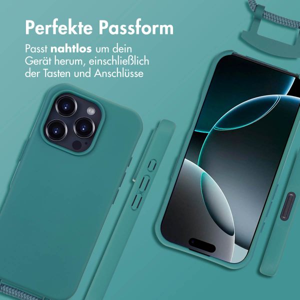 imoshion Color Backcover mit abtrennbarem Band MagSafe für das iPhone 16 Pro - Dark Green