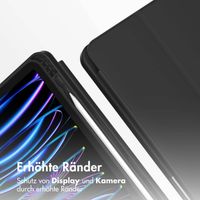 Accezz Smarte Klapphülle aus Silikon Apple iPad Air 13 Zoll (2025) M3 / (2024) M2 - Schwarz