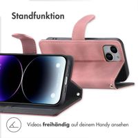 imoshion Klapphülle mit Kordel Apple iPhone 14 / 13 - Rosa