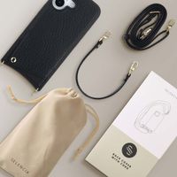 Selencia Nova HandyHülle mit Kordel und Kartenhalter Apple iPhone 17 - Schwarz