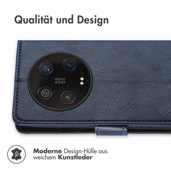 imoshion Luxuriöse Klapphülle Xiaomi 13 Ultra - Dunkelblau