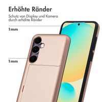 imoshion Backcover mit Kartenfach Samsung Galaxy S24 FE - Rosé gold