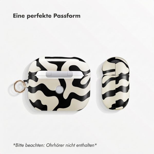 Selencia Vivid Case  Apple Airpods 3 - Art Wave Black