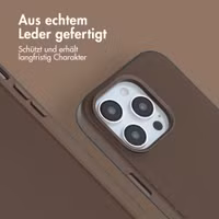 Accezz MagSafe Leather Backcover Apple iPhone 14 Pro - Kaffeebraun