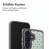 imoshion Design Hülle Samsung Galaxy A55 - Polka Dot Mintgroen