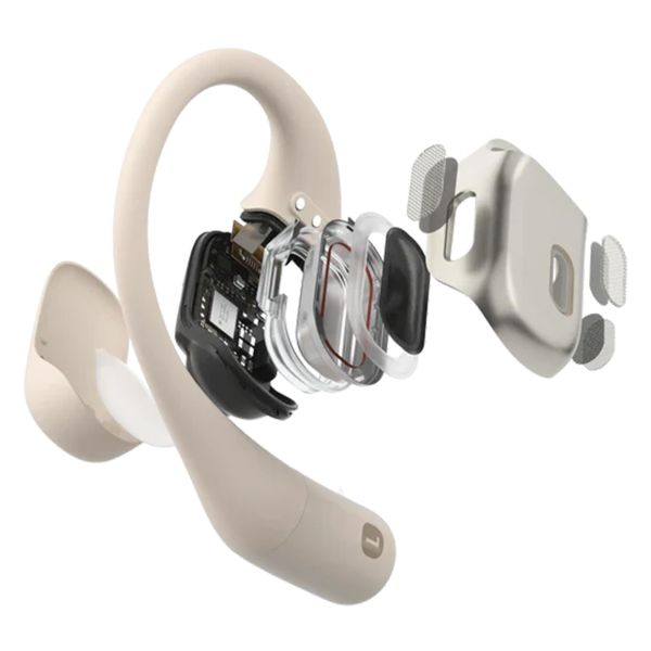 Shokz OpenFit - Kabellose Ohrhörer - Open-Ear - Beige