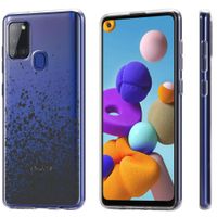 imoshion Design Hülle Samsung Galaxy A21s - Spritzer - Schwarz