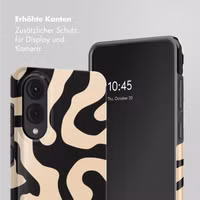 Selencia Vivid Back Cover Samsung Galaxy S25 Edge - Art Wave Black