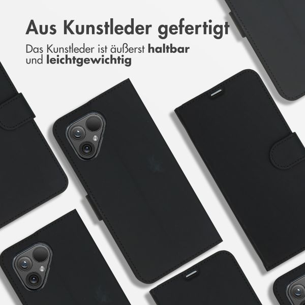 Accezz Wallet TPU Klapphülle Fairphone 5 - Schwarz