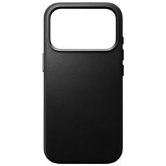 Nomad Traditional Leather Backcover mit MagSafe Apple iPhone 18 Pro / 17 Pro - Black