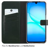 Selencia Echtleder Klapphülle Samsung Galaxy A17 - Grün