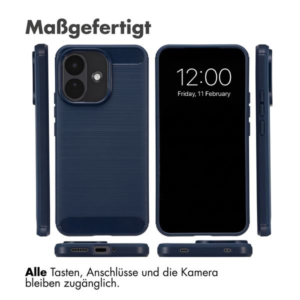 imoshion Brushed Back Cover Xiaomi Redmi Note 17 Pro - Dunkelblau