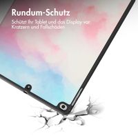 imoshion Design Trifold Klaphülle Apple iPad 6 (2018) 9.7 Zoll / iPad 5 (2017) 9.7 Zoll / Air 2 (2014)/Air 1 (2013) - Sky
